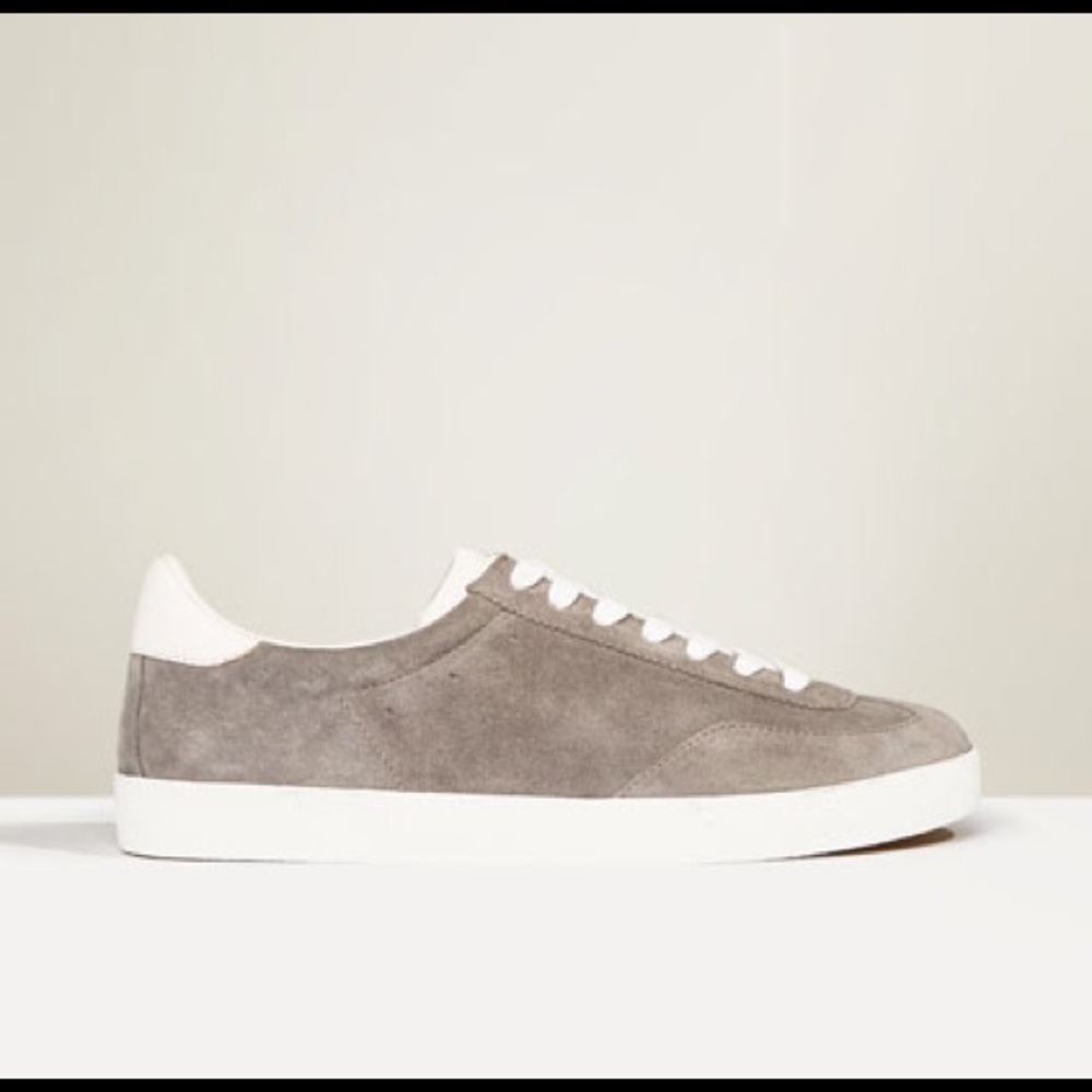 Zara studio grey suede leather sneakers size 9 NWT